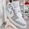 Branded retro 1 Wolf Grey Low