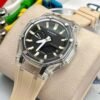 G-shock Cream Silicon Premium Watch