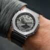 G-SHOCK GM 2100 SILVER BLACK PRIMIUM QUILTY WATCH