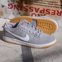 Branded SB Dunk Low Orange Label Grey Gum